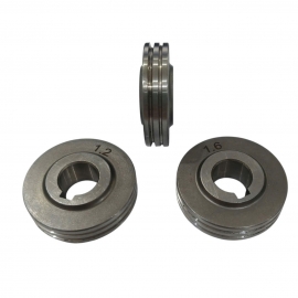 Bánh xe tải dây máy hàn OTC có gờ: 1.2mm - 1.6mm