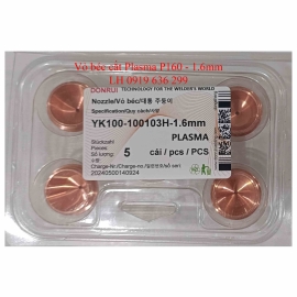 Béc cắt Plasma P160 1.6mm (Bao gồm vỏ béc và điện cực) / 10 bộ