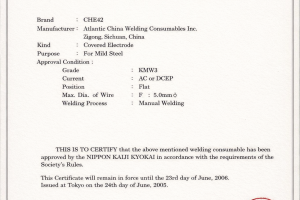 Móc Xích chính thức phân phối que hàn CHE42 đạt nhiều chứng nhận đăng kiểm quốc tế tại Việt Nam từ ngày 12/01/2025